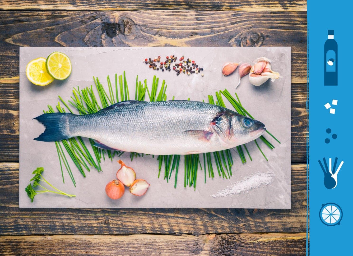 Grilled Whole Sea Bass with Fennel