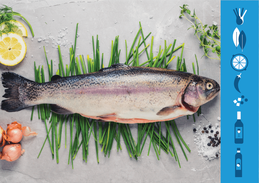 Fresh Whole Rainbow Trout